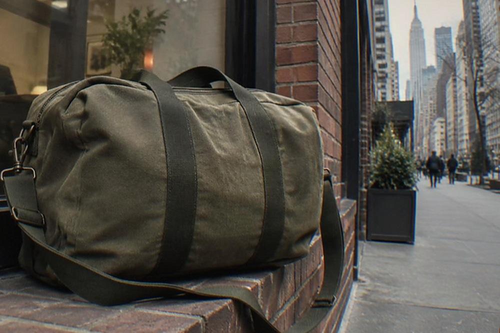 Shop counter on a Midtown side street with a staffed bag drop point